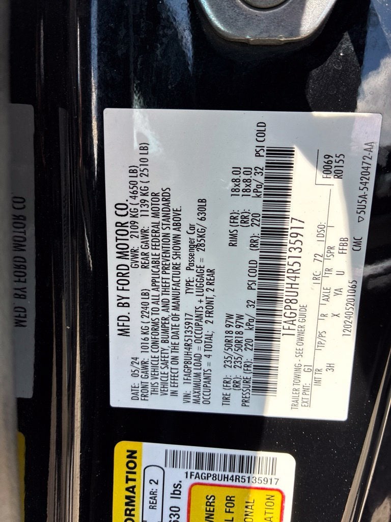 2024 Ford Mustang EcoBoost