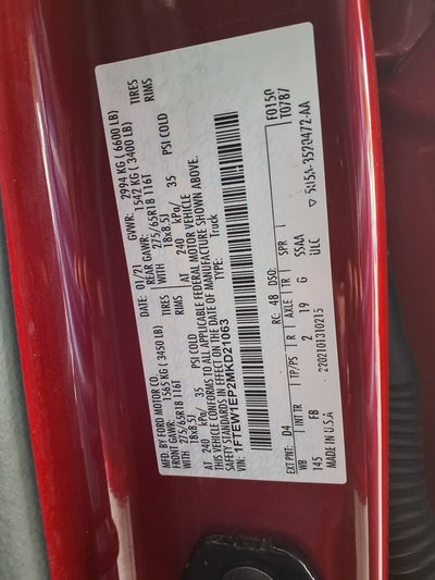 2021 Ford F-150 XL