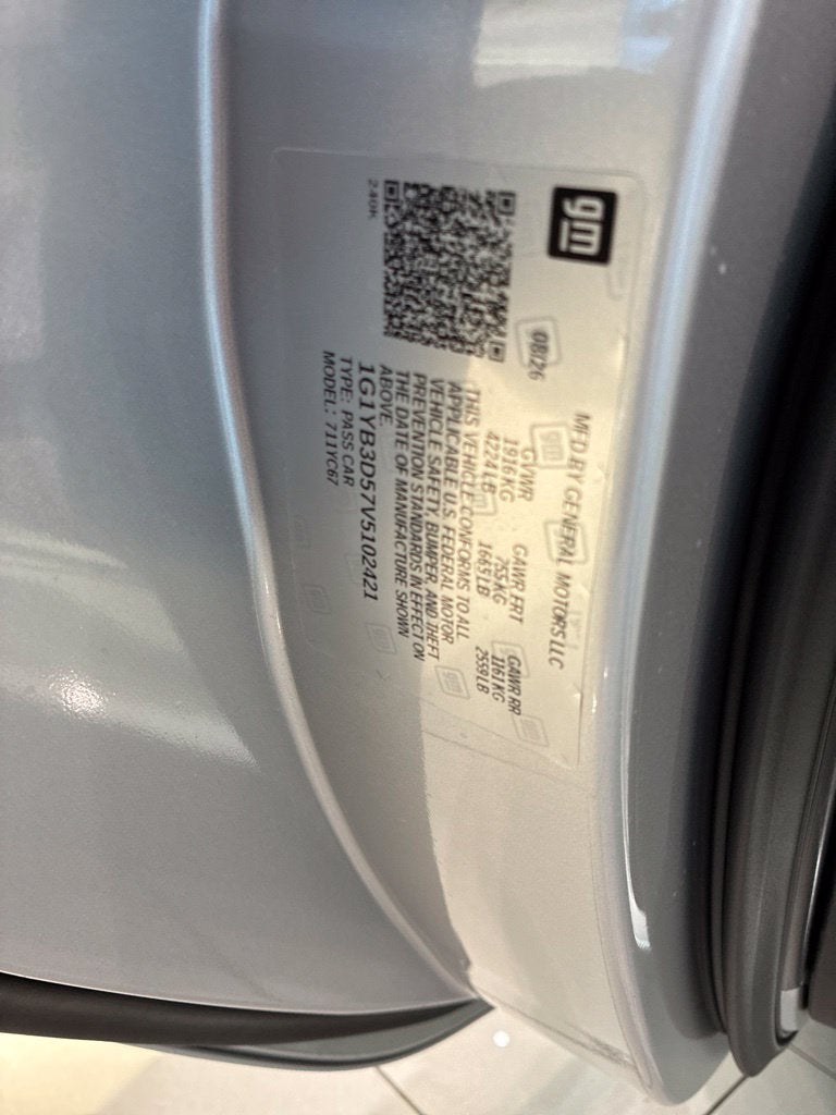 2027 Chevrolet Corvette Stingray 2LT