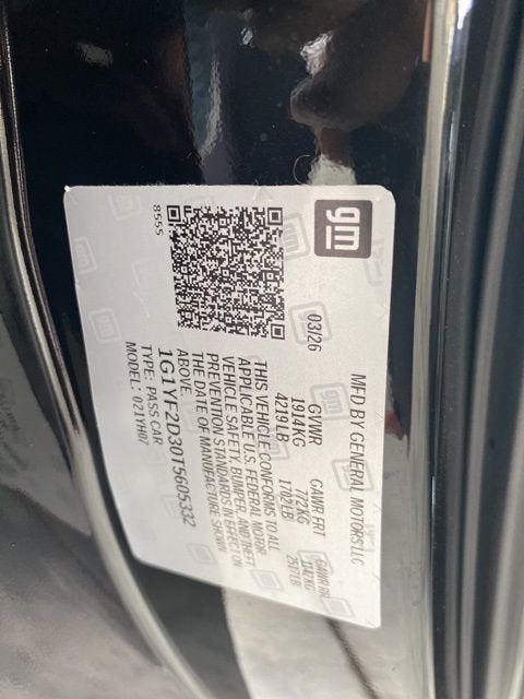 2026 Chevrolet Corvette Z06 3LZ