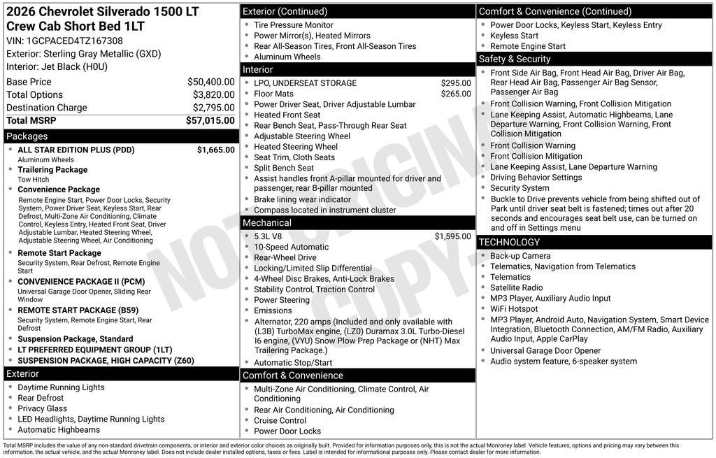2026 Chevrolet Silverado 1500 LT