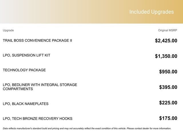 2026 Chevrolet Colorado Trail Boss