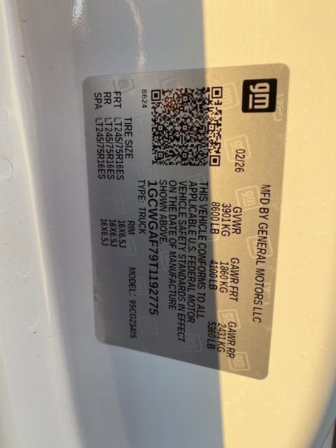 2026 Chevrolet Express Cargo WT