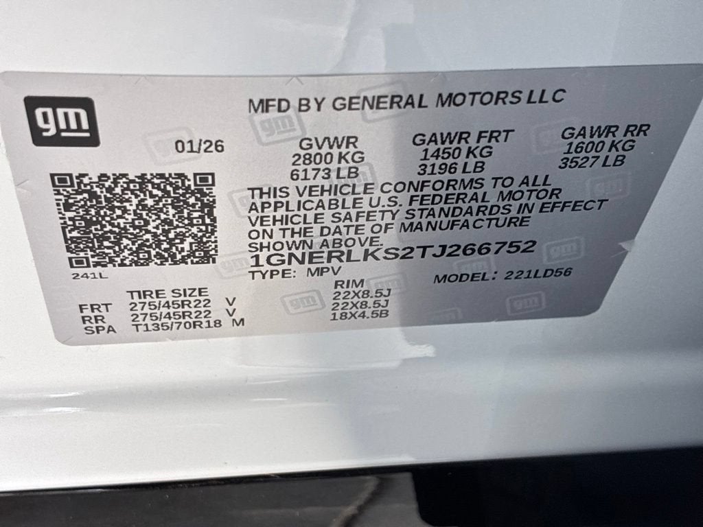 2026 Chevrolet Traverse RS