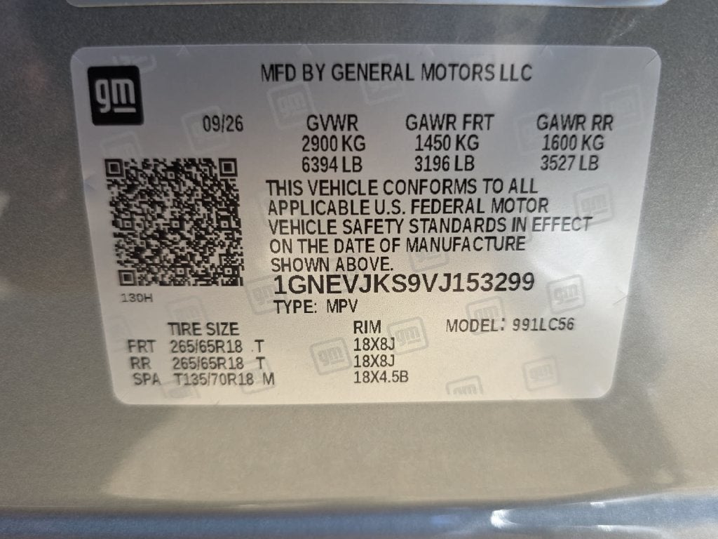 2027 Chevrolet Traverse Z71