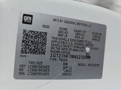 2022 GMC Savana Cargo 3500 CARGO