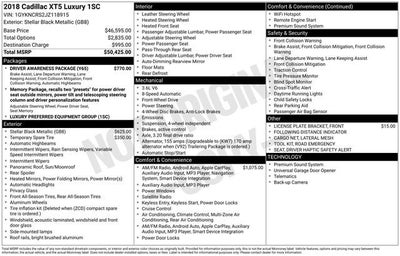 2018 Cadillac XT5 Luxury FWD