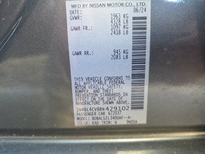 2024 Nissan Altima 2.5 SR