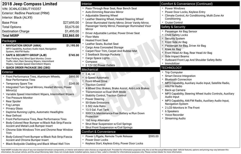 2018 Jeep Compass Limited
