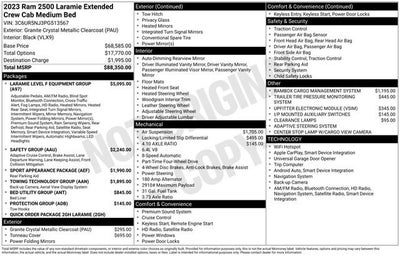 2023 RAM 2500 Laramie
