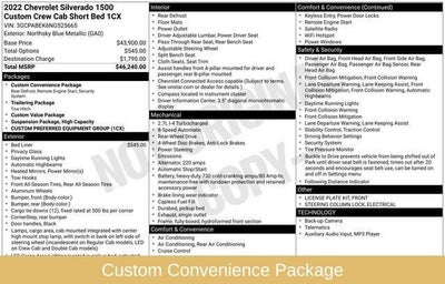 2022 Chevrolet Silverado 1500 Custom