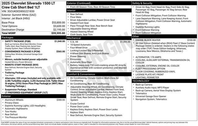 2025 Chevrolet Silverado 1500 LT