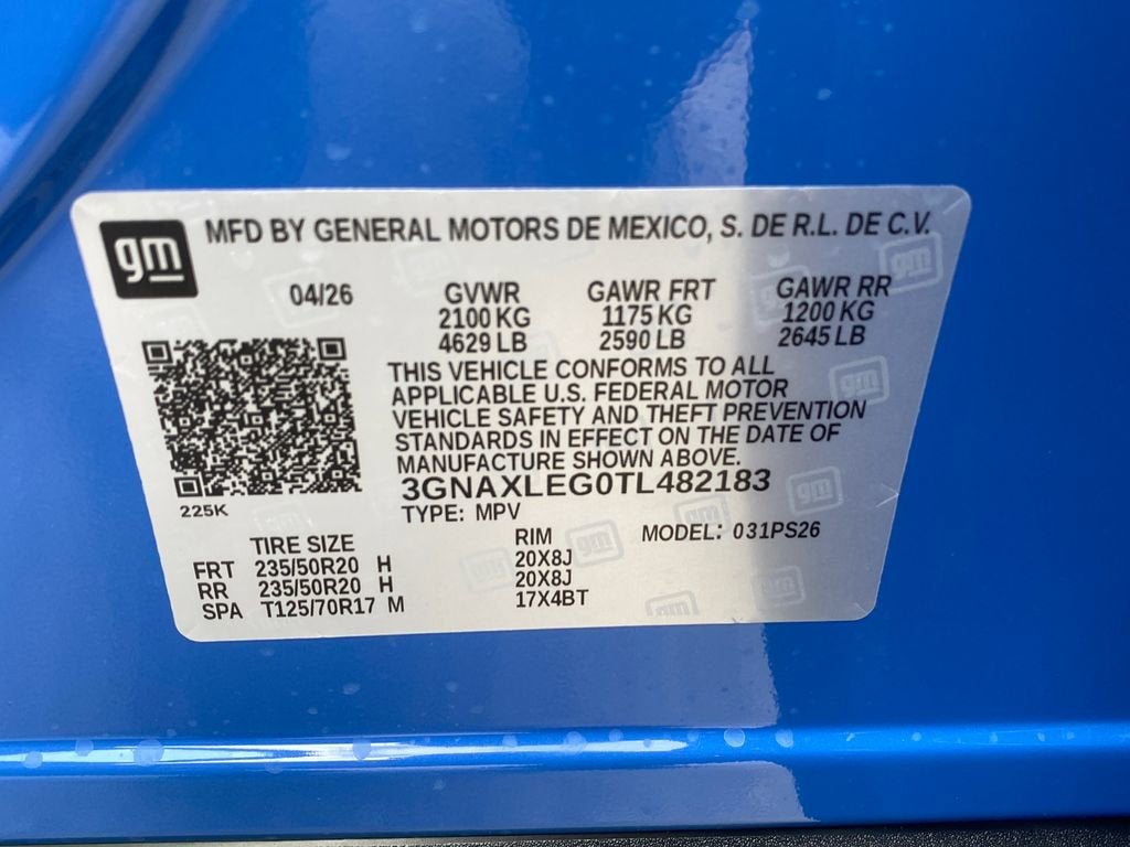 2026 Chevrolet Equinox RS