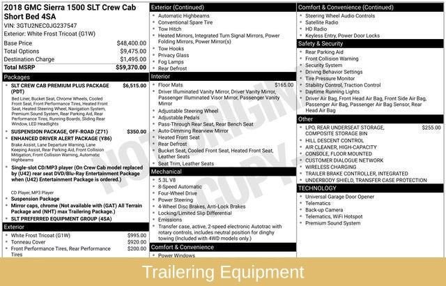 2018 GMC Sierra 1500 SLT