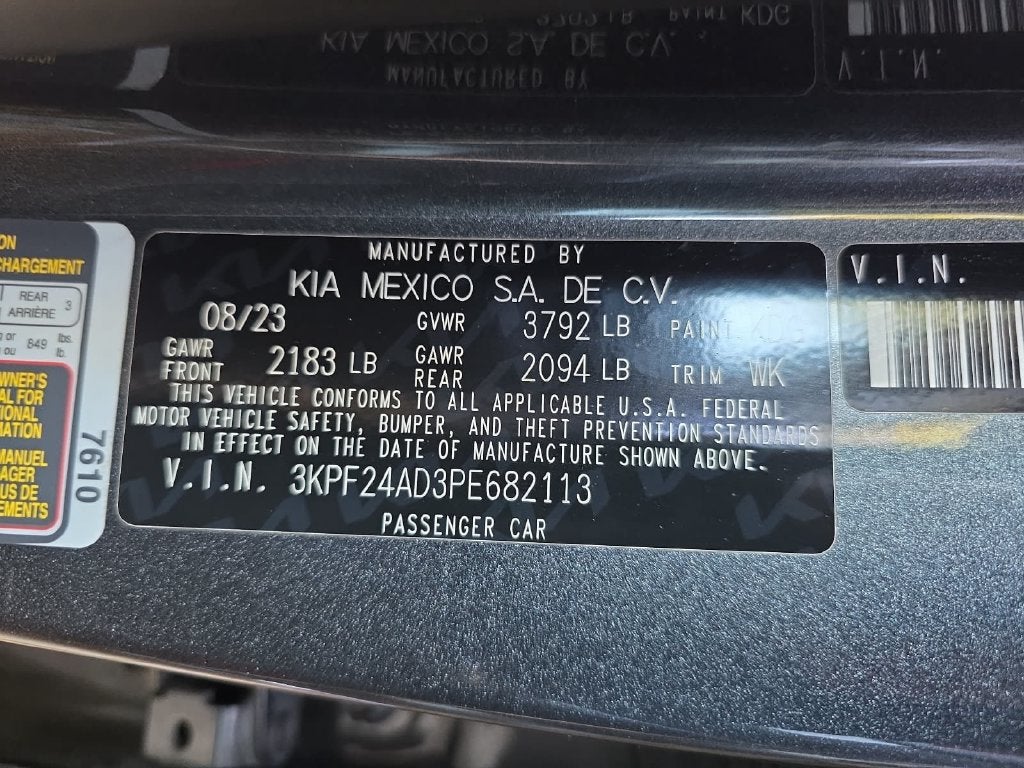 2023 Kia Forte LXS