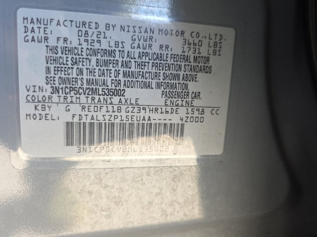 2021 Nissan Kicks SV