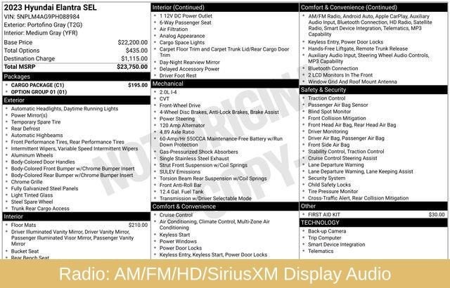 2023 Hyundai Elantra SEL