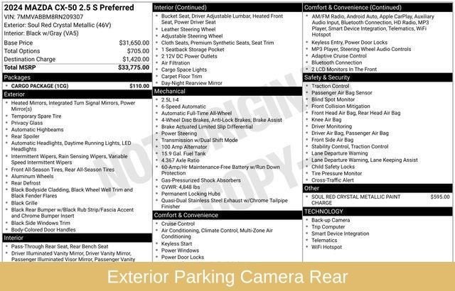 2024 Mazda Mazda CX-50 2.5 S Preferred Package