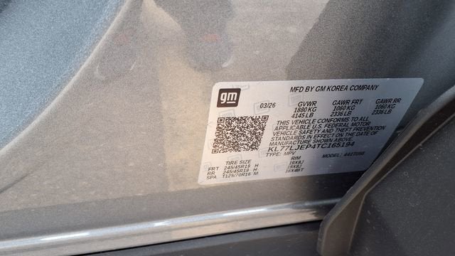 2026 Chevrolet Trax 2RS