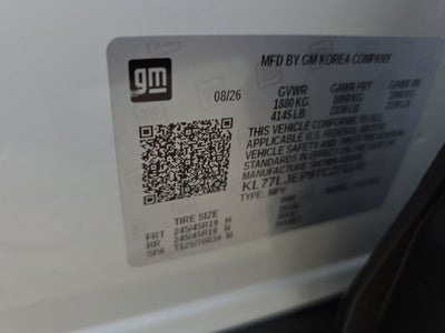 2026 Chevrolet Trax 2RS