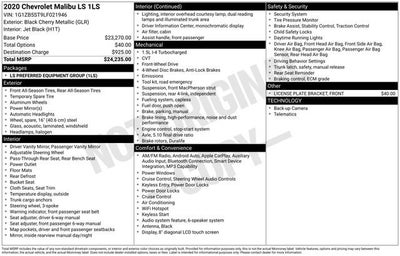 2020 Chevrolet Malibu LS