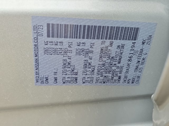 2023 Nissan Rogue SV