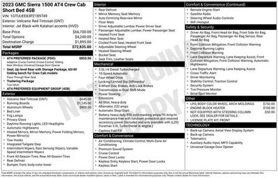 2023 GMC Sierra 1500 AT4