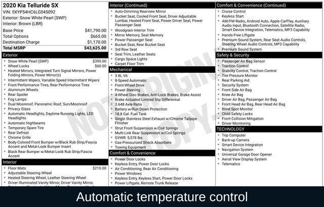 2020 Kia Telluride SX