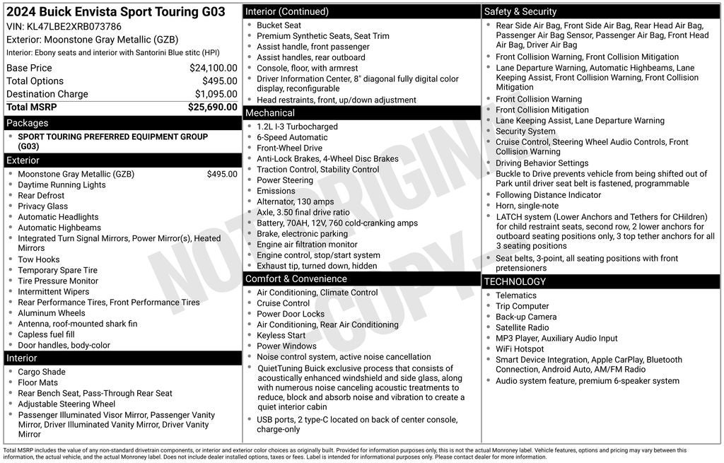 2024 Buick Envista Sport Touring