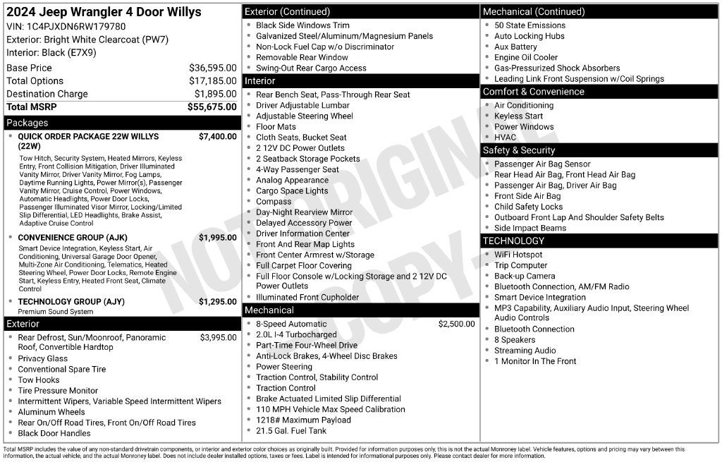 2024 Jeep Wrangler Sport