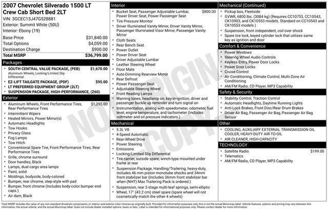 2007 Chevrolet Silverado 1500 LT LT2