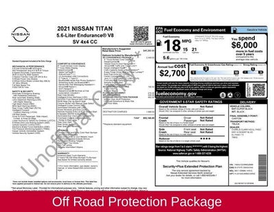 2021 Nissan Titan SV