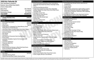 2020 Kia Telluride SX