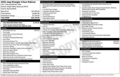 2023 Jeep Wrangler 4-Door Rubicon 4x4