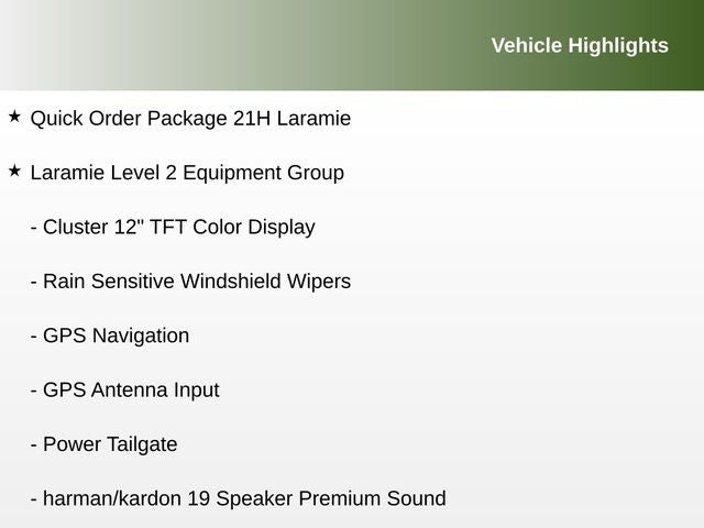 2025 RAM 1500 Laramie Crew Cab 4x4 5'7' Box