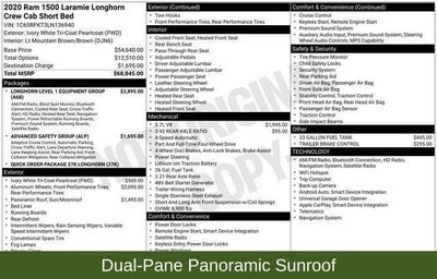 2020 RAM 1500 Laramie Longhorn Crew Cab 4x4 5'7' Box