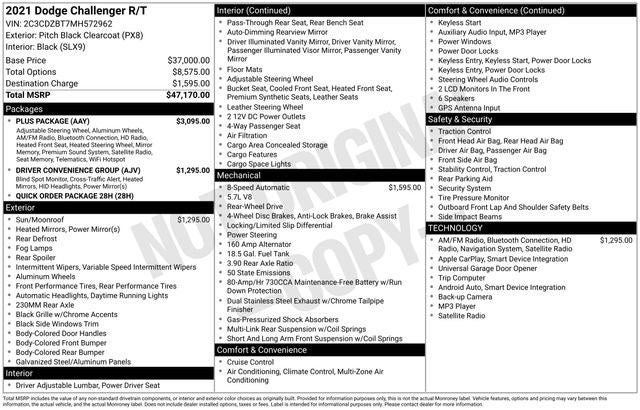 2021 Dodge Challenger R/T