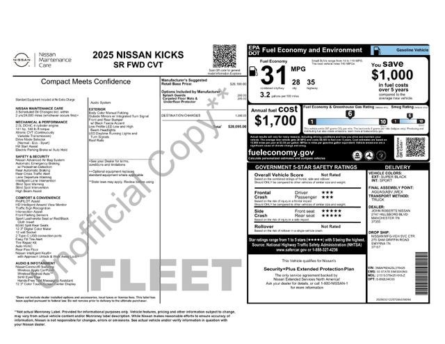 2025 Nissan Kicks SR FWD