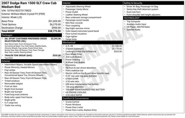 2007 Dodge Ram 1500 SLT