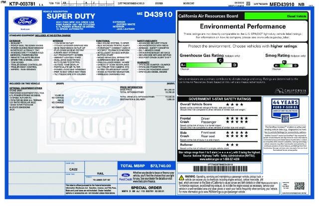 2021 Ford F-250SD King Ranch