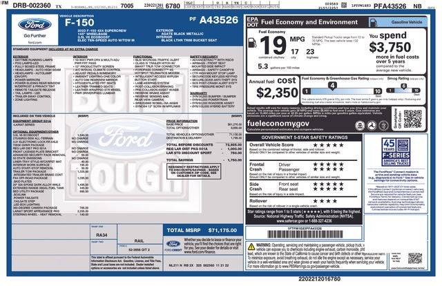 2023 Ford F-150 Lariat