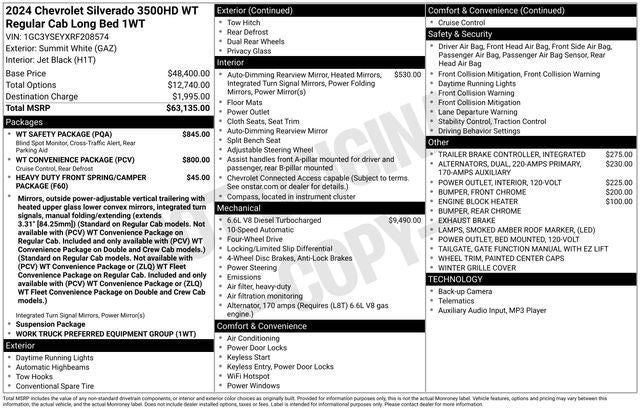 2024 Chevrolet Silverado 3500HD Work Truck