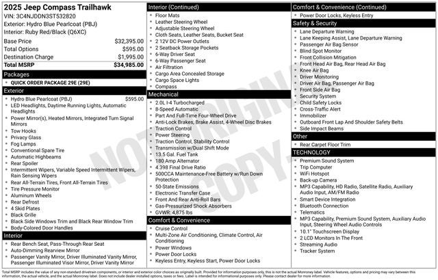 2025 Jeep Compass Trailhawk