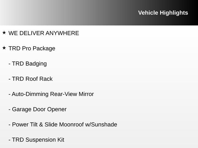 2019 Toyota 4Runner TRD Pro