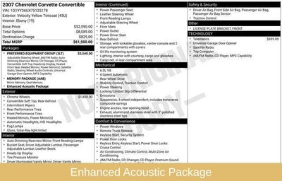 2007 Chevrolet Corvette Base