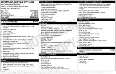 2024 Mazda Mazda CX-50 2.5 S Preferred Package