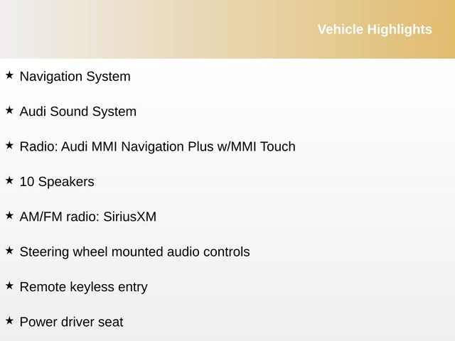 2018 Audi A6 2.0T Premium Plus quattro