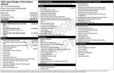 2023 Jeep Wrangler Altitude