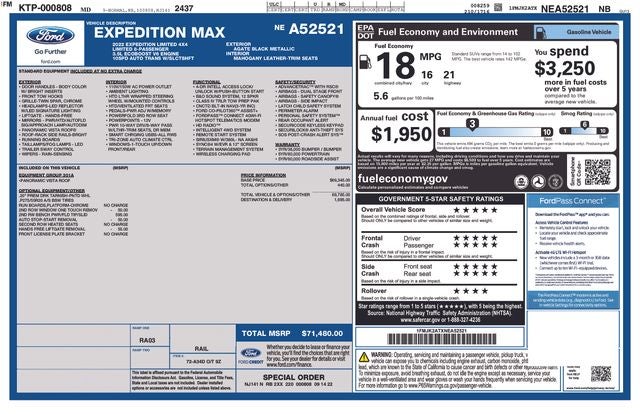 2022 Ford Expedition Max Limited