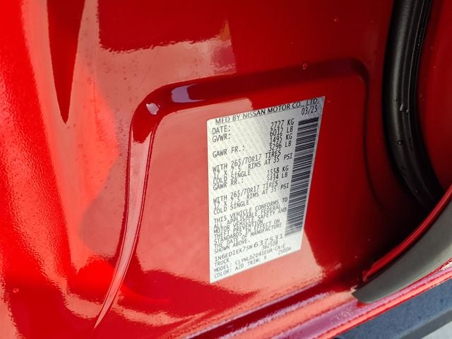 2025 Nissan Frontier PRO-4X